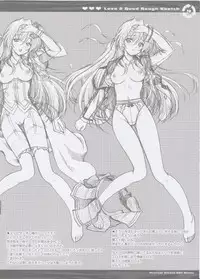 (C81) [Renai Mangaka (Naruse Hirofumi)] Love 2 Quad Rough Sketch (Various)