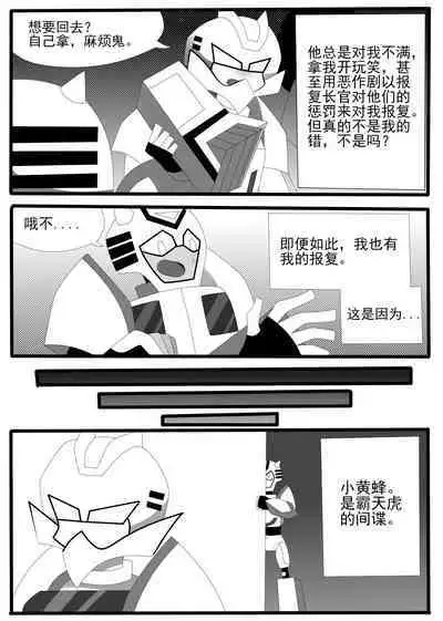 Transformers animated doujinshi《MISUNDERSTAND》beewasp R-18