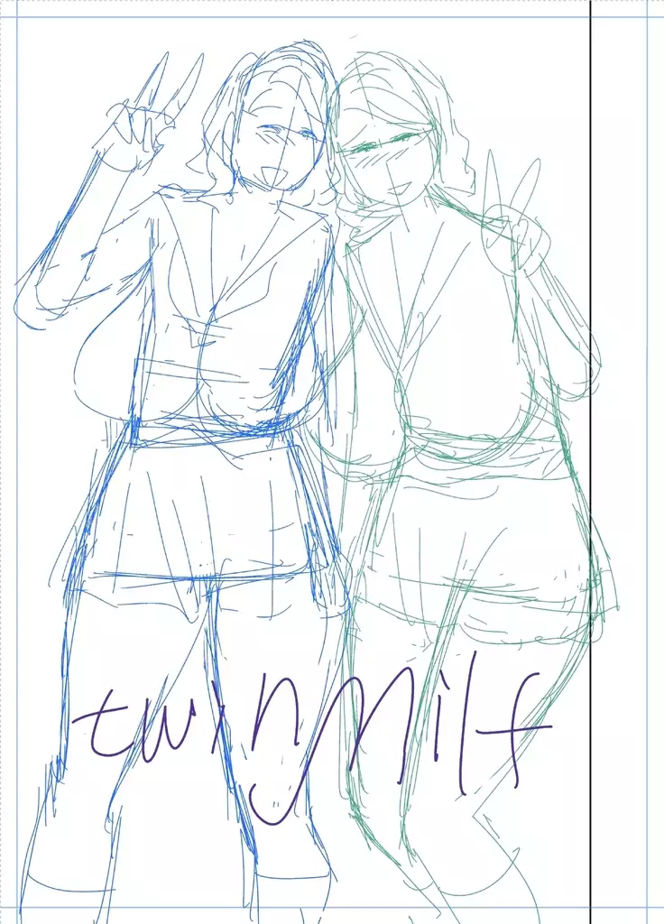 twin Milfカラーページ補完パック