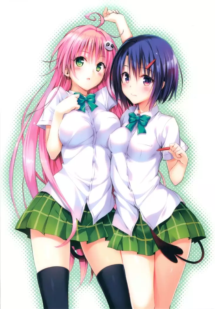 To Love-Ru -Trouble- Darkness Artbook Harem Gold