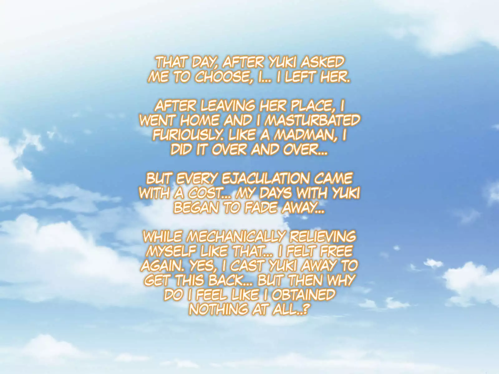 A Relationship about Orgasm Control