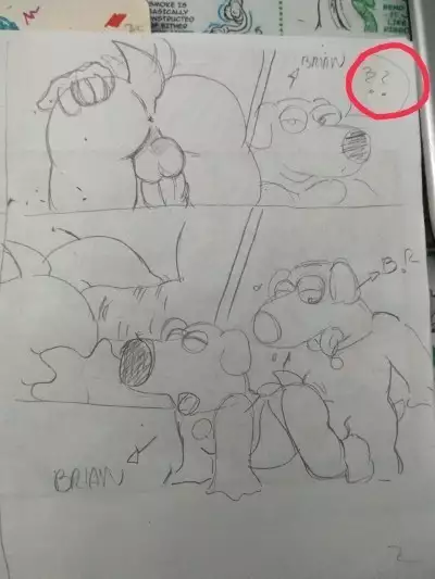 Brian robot Brian while Stan gets banged