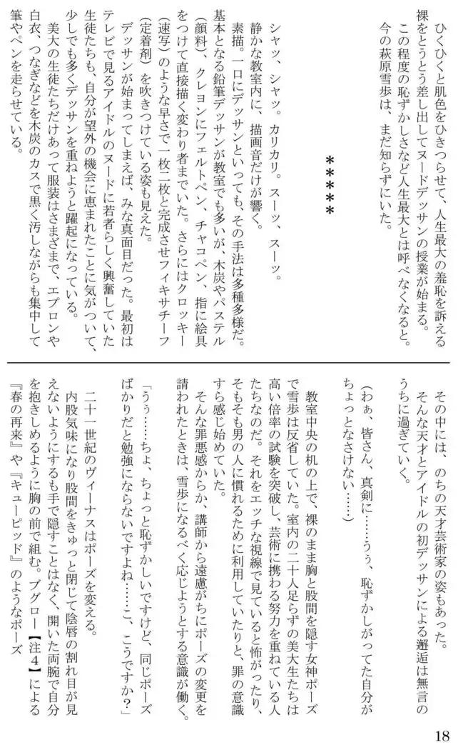 Introduction to art history of nude model Yukiho