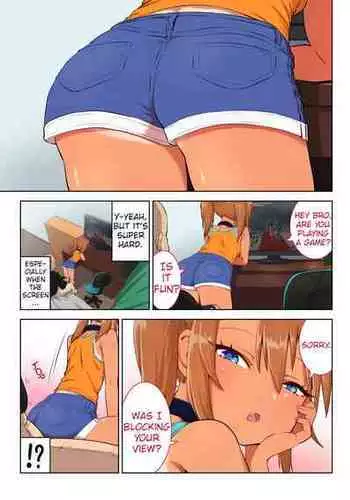 [Ebisujima Misato] G?mu shi tetara on'nanoko ga mata no ma ni suwatte kita | When I was playing a game, a girl sat between my crotch [English] [kaisy]