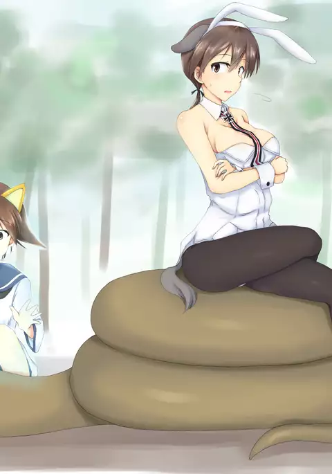 蛇とお姉ちゃん。