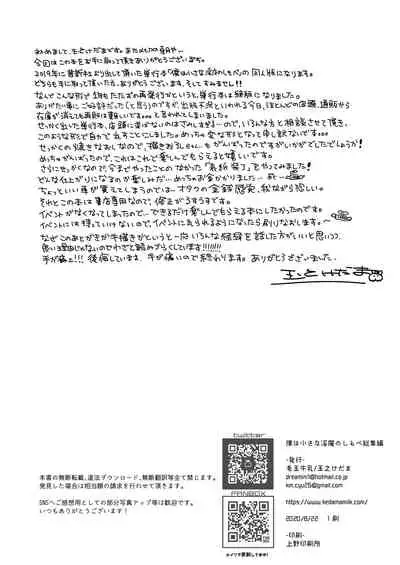 [Kedama Gyuunyuu (Tamano Kedama)] Boku wa Chiisana Succubus no Shimobe Soushuuhen [Digital]