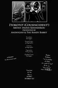[Inoue Kiyoshirou] Itokoto! | Cousincident! (COMIC HOTMiLK 2009-06) [English] {rabbitrevelry}