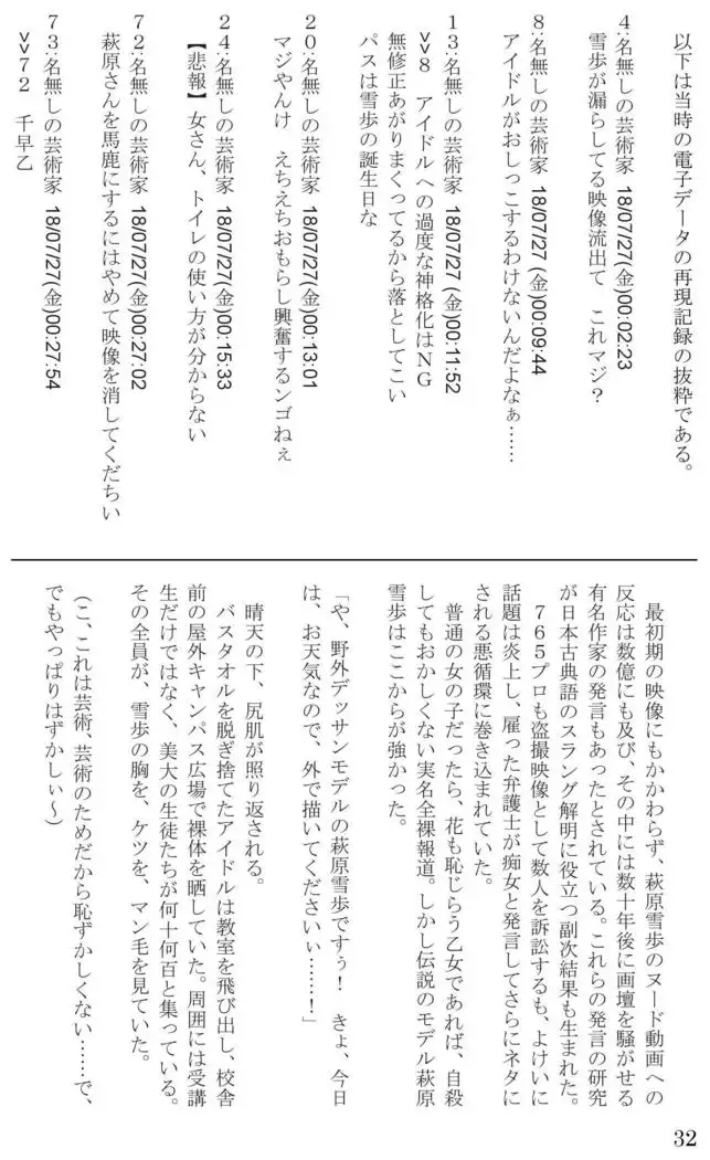 Introduction to art history of nude model Yukiho