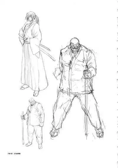 Hanachirasu - Initial Sketches and Unprocessed Illustrations - Selection