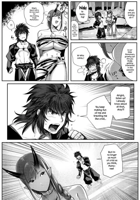 Oni to Wakamomo | The Oni and the Young Peach {NecroManCr}