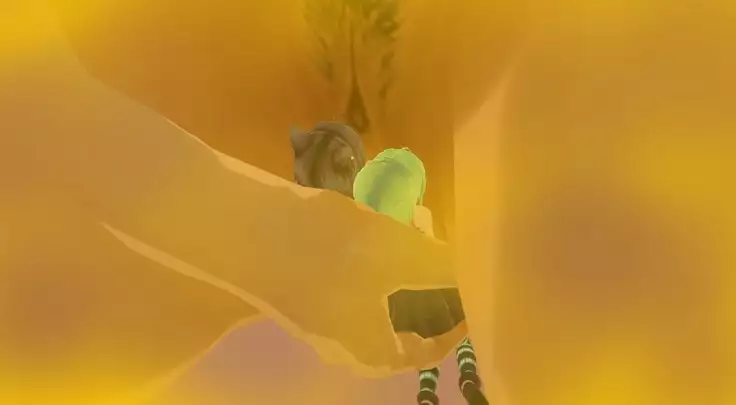 悪臭の巨女 -2人同時責め-