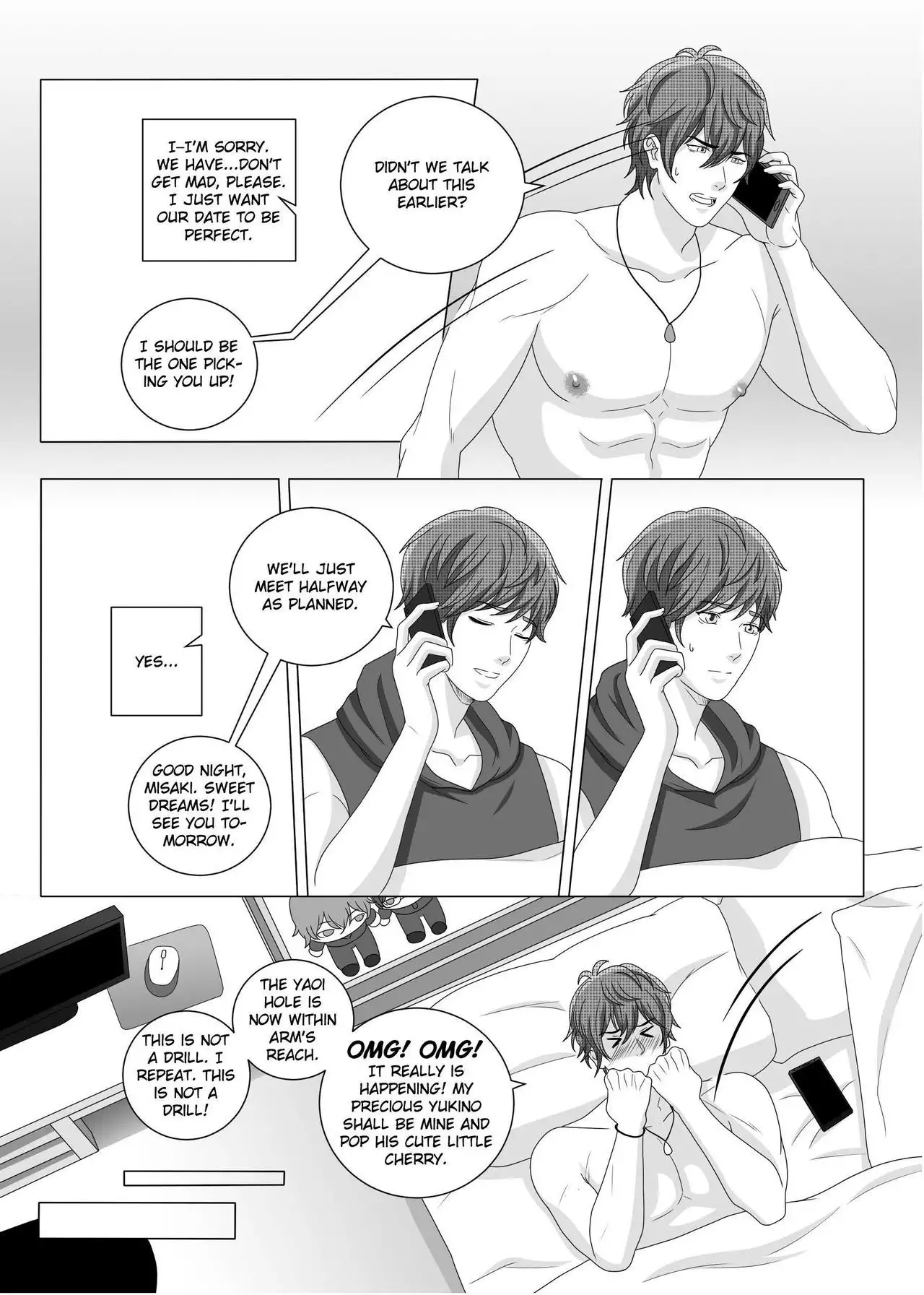Fujoshi Trapped in a Seme's Perfect Body 3, 4