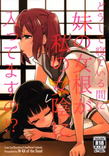 (Bokura no Love Live! 13) [Inbou no Teikoku (IN-KA of the Dead)] Doushite Neteiru Ma ni Imouto no Nyokon ga Watashi no Nyoin ni Haittemasu no!? (Love Live! Sunshine!!)