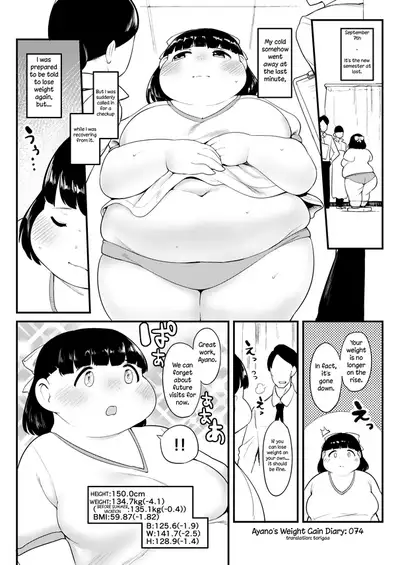 Ayano's Weight Gain Diary [English] Torrent(181 pages)